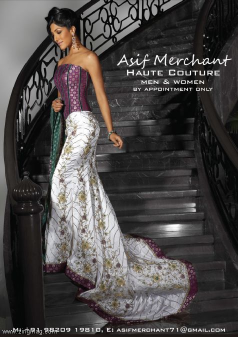 Asif Merchant's haute couture advertisement